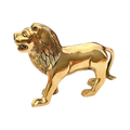 Golden Lion Statue - Symbol of Courage, Strength & Leadership