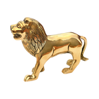 Golden Lion Statue - Symbol of Courage, Strength & Leadership