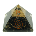 Natural colorful 7 Chakra crystal pyramid