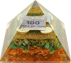 Decorative money and abundance pyramid
