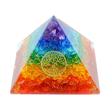 7 Chakra Orgone Tree pyramid