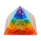 7 Chakra Orgone Tree pyramid
