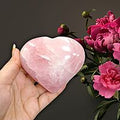 Rose Quartz Heart - For Unconditional Love, Compassion & Emotional Healing