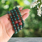 Bloodstone Bracelet - For Vitality, Courage & Detoxification
