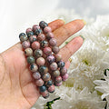 Rhodonite Bracelet - For Emotional Healing, Self-Love & Compassion