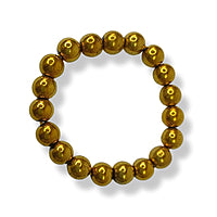 Golden Pyrite Bracelet - For Wealth Attraction, Confidence & Career Success