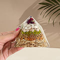 Orgone Annapurna Pyramid - For EMF Protection, Abundance & Spiritual Upliftment