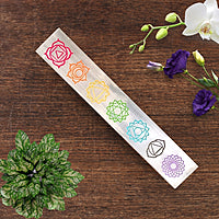 Selenite 7 Chakra Scale - For Energy Balancing, Harmony & Spiritual Cleansing