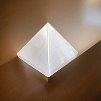 Selenite Pyramid - For Energy Amplification, Space Cleansing & Spiritual Protection