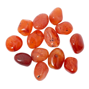 Carnelian polished tumble stones
