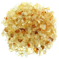 Natural golden-yellow and honey Citrine Crystal Chips