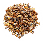 Natural golden-brown and honey Tiger Eye Crystal Chips