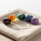 7 Chakra Tumble Stone Set - Premium