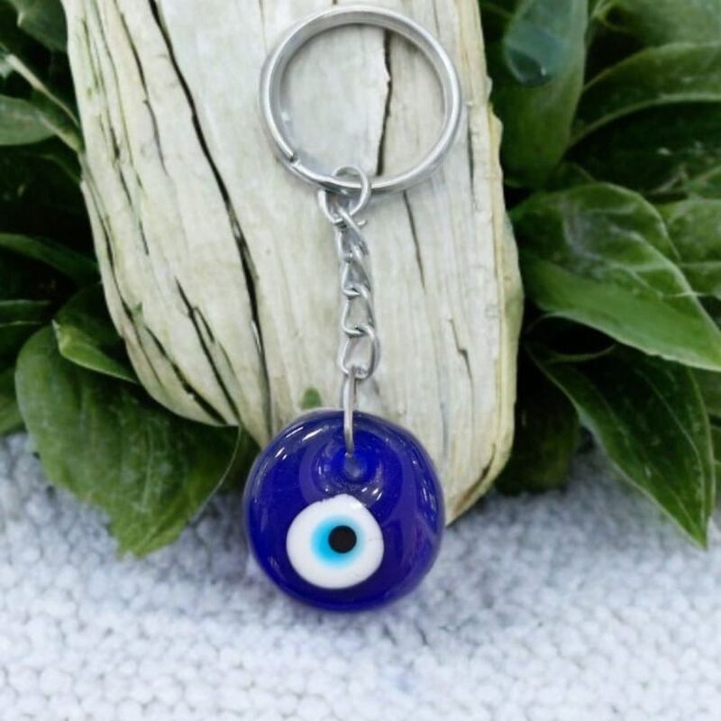 Evil Eye Key Chain - For Protection, Good Luck & Warding Off Negativity