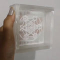 Selenite Charging Box 3 Inch - For Crystal Storage, Energy Cleansing & Overnight Charging