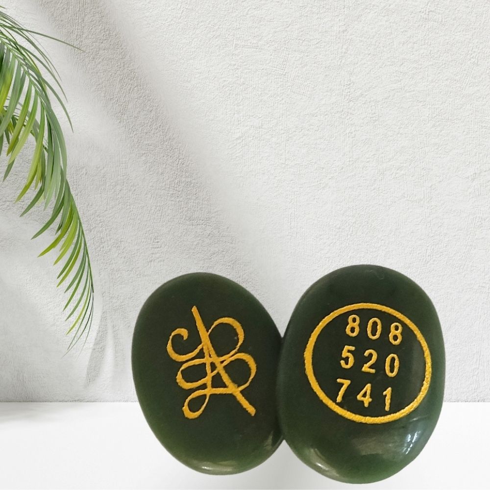 Green Jade Coin - For Prosperity, Good Fortune & Abundance Attraction