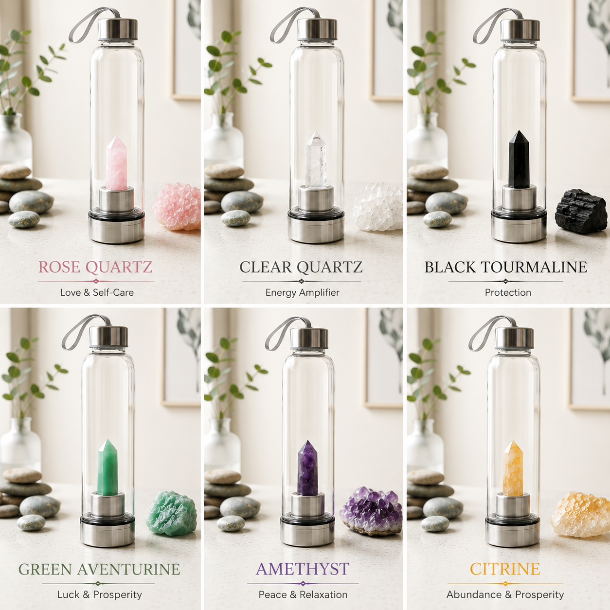 Crystal Energy Water Bottle