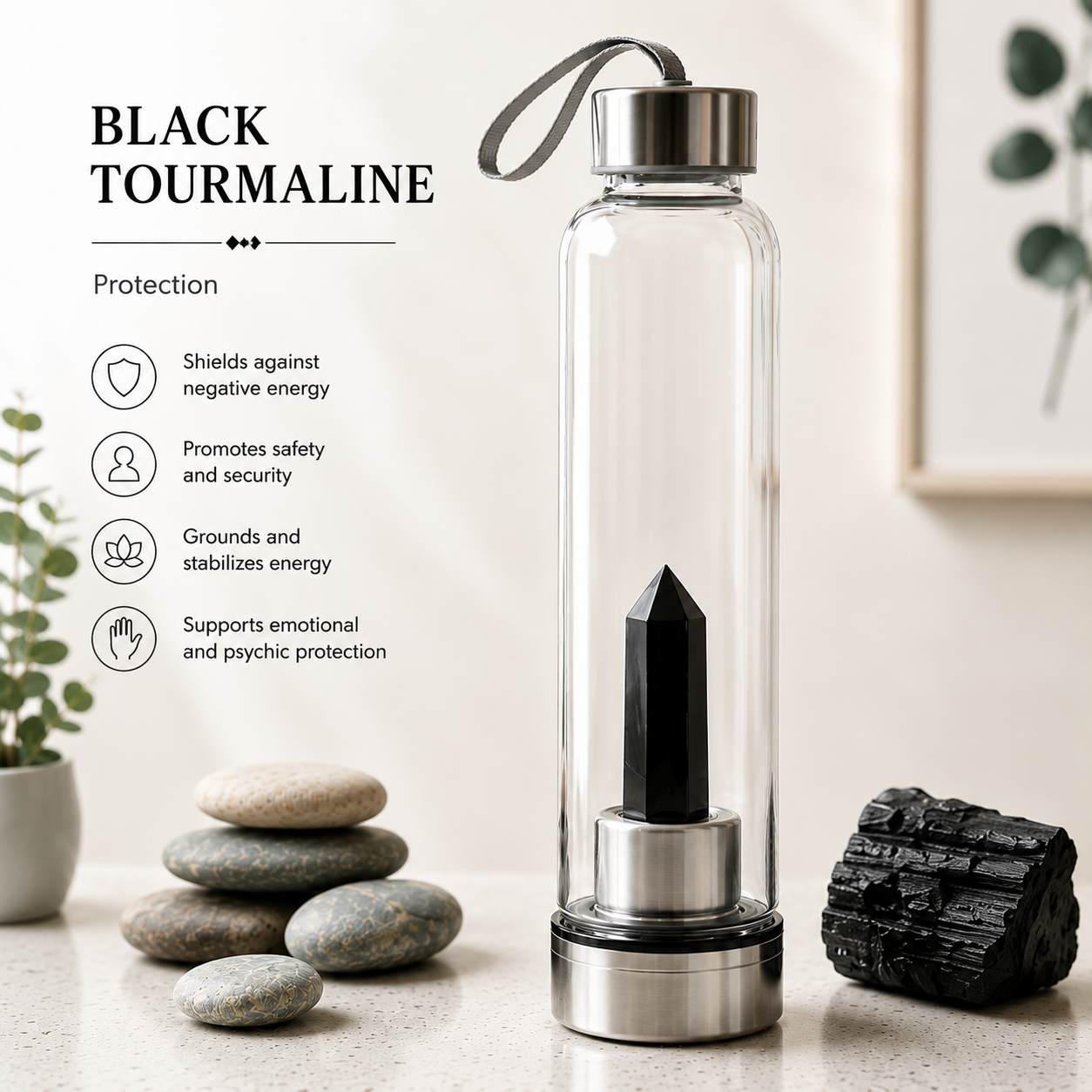 Crystal Energy Water Bottle