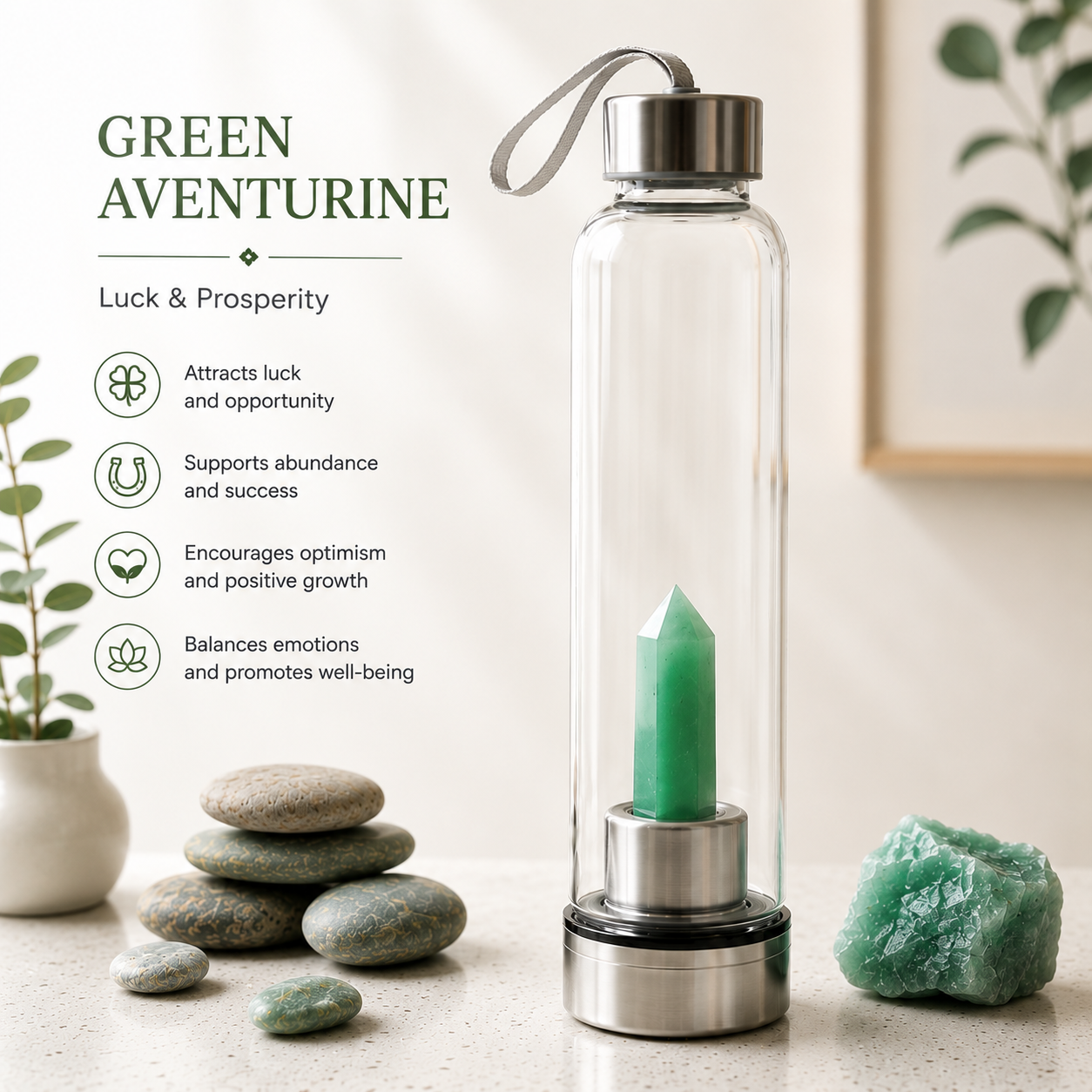 Crystal Energy Water Bottle
