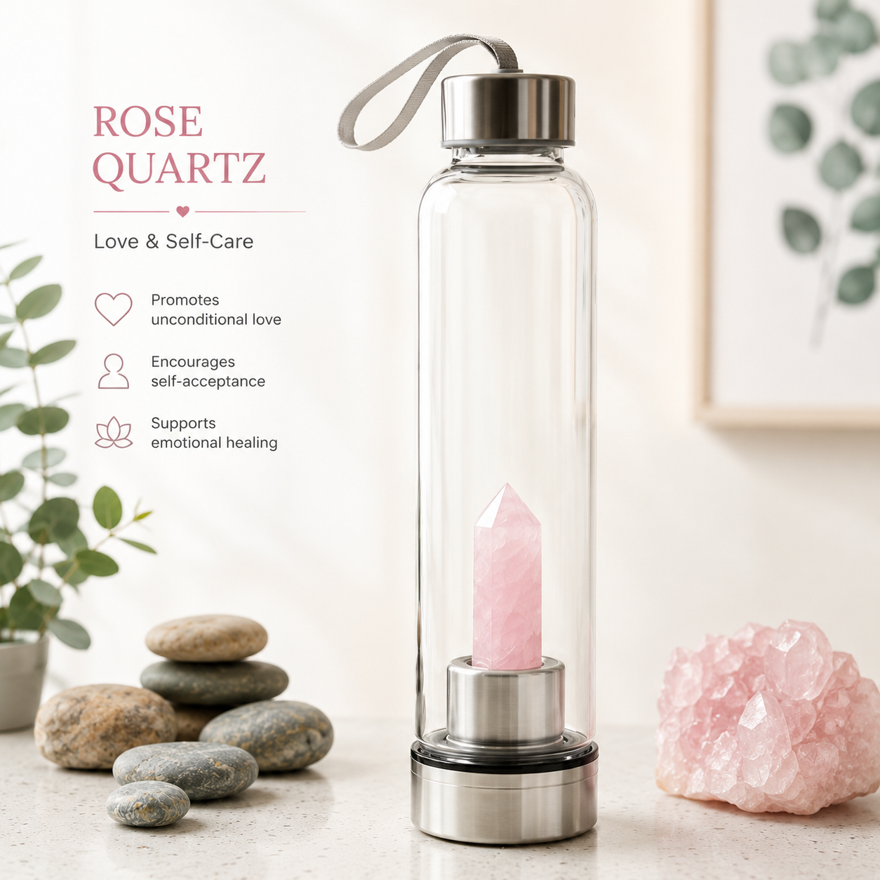 Crystal Energy Water Bottle