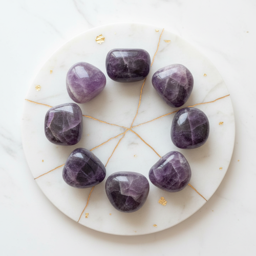 Amethyst Chakra Set Layout