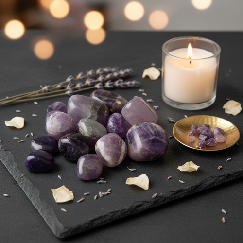 Amethyst Lifestyle Flat Lay