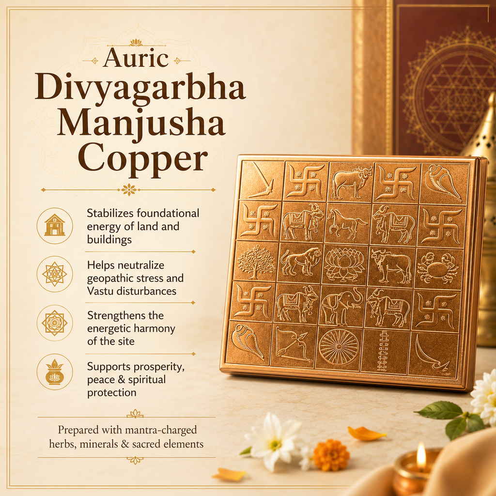 Auric Divyagarbha Manjusha - For Beneath the Structure or Land