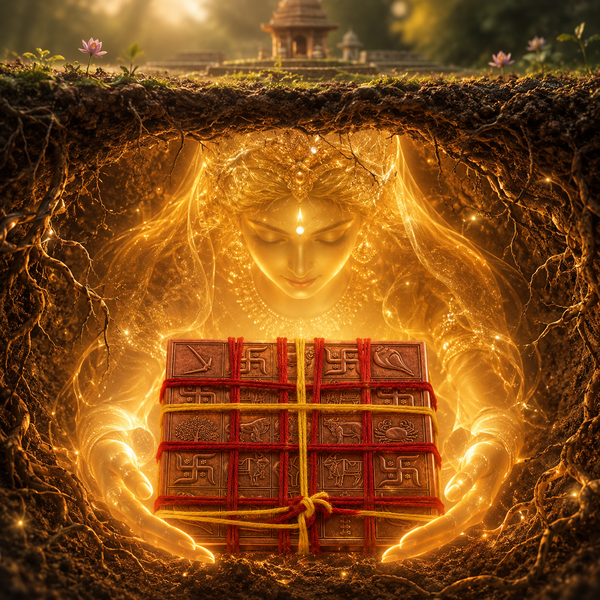 Auric Divyagarbha Manjusha - For Beneath the Structure or Land