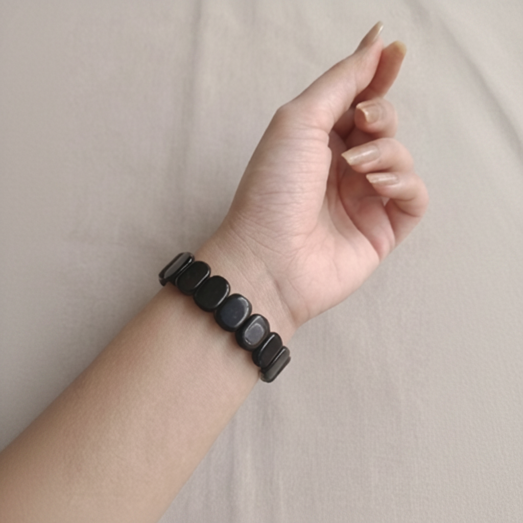 Black Obsidian Fancy Bracelet