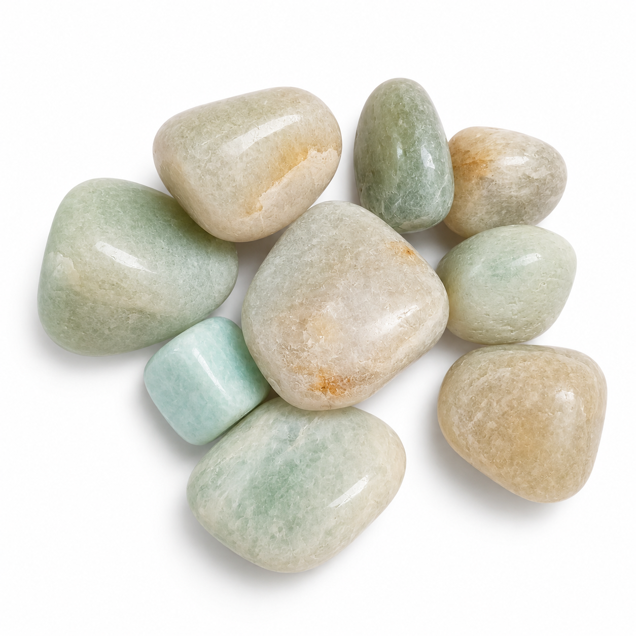 Green Aventurine Tumble Stone - For Vastu Remedy, Luck and Prosperity, Opportunity & Heart Chakra Healing
