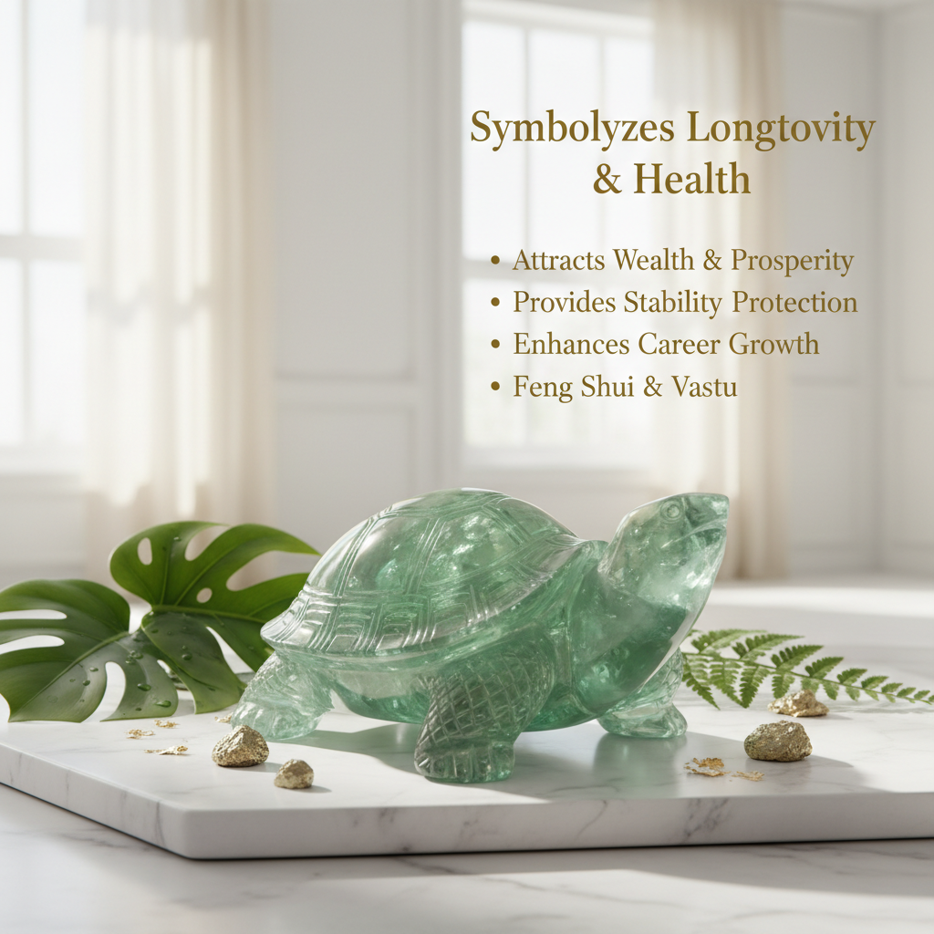 Crystal Stone Tortoise - Benefits