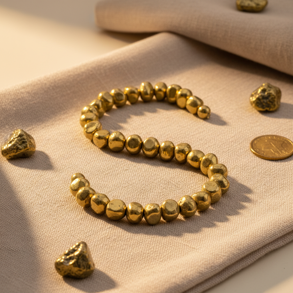 Golden Pyrite Bracelet - Premium
