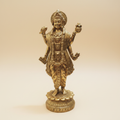 Dhanvantri Ji statue front three-quarter view