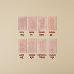 Square 1:1 2D Digpal Yantra artwork set laid flat on a clean tabletop