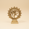 Natraj Ji statue in a warm studio setting, front view
