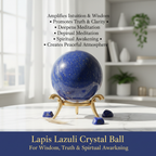 Lapis Lazuli Crystal Ball - Benefits