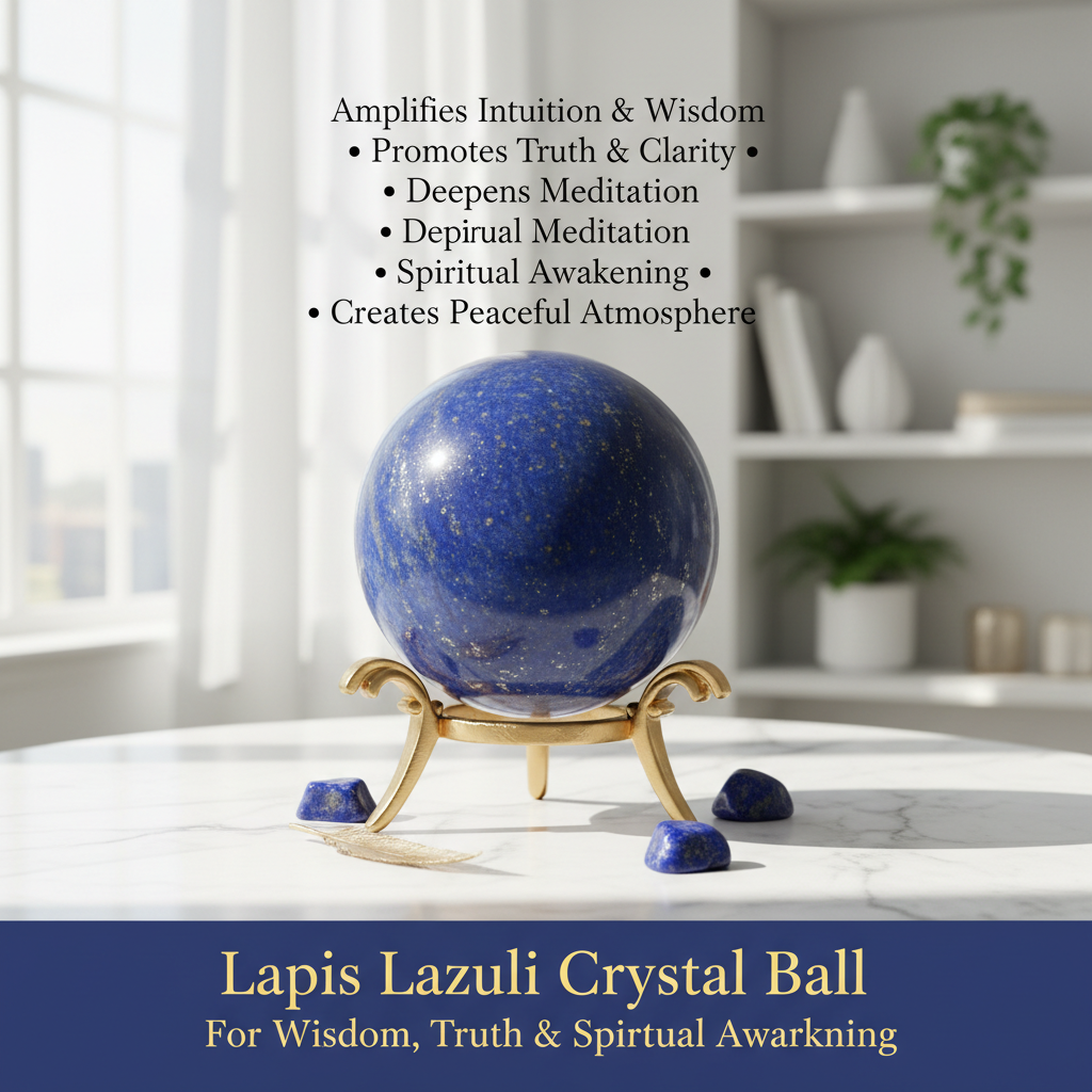 Lapis Lazuli Crystal Ball - Benefits