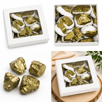 Raw Golden Pyrite Crystal Cluster for Prosperity & Protection - Premium Quality