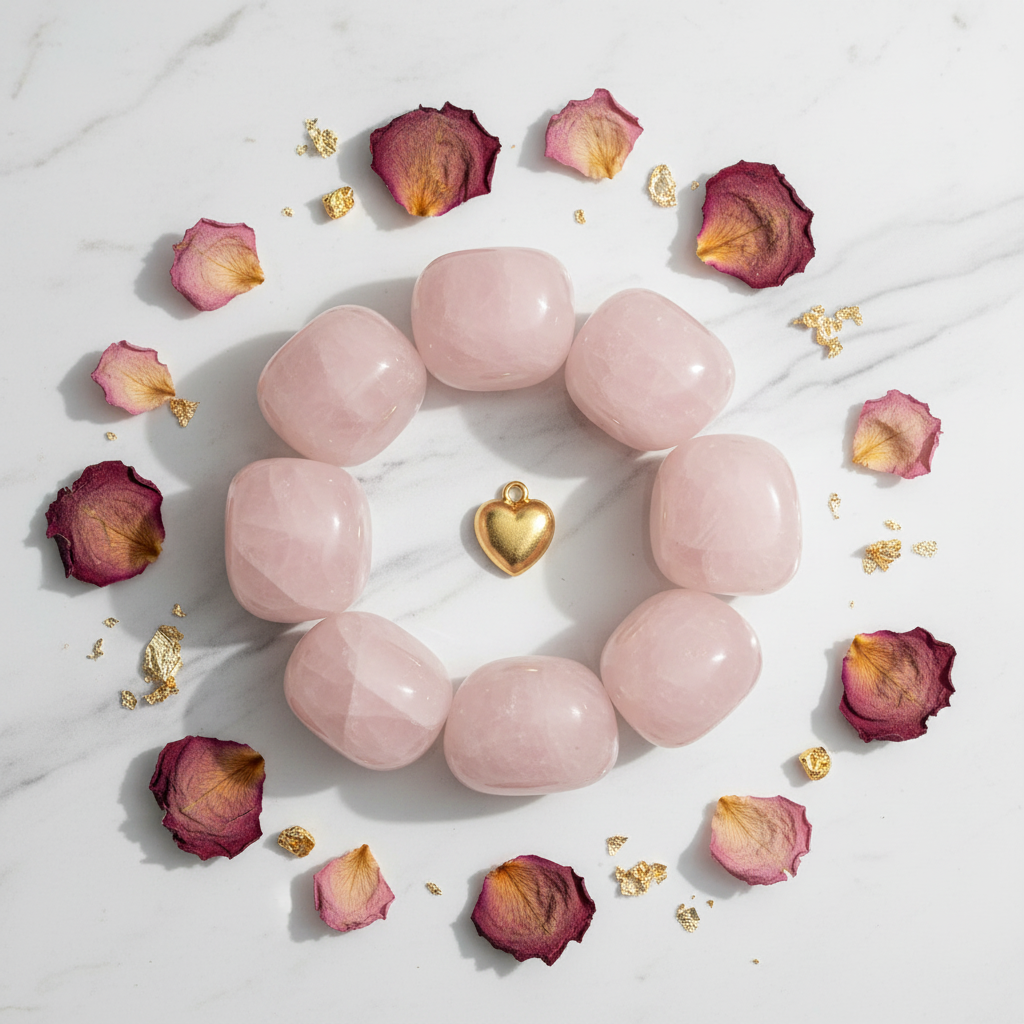 Rose Quartz Chakra Set