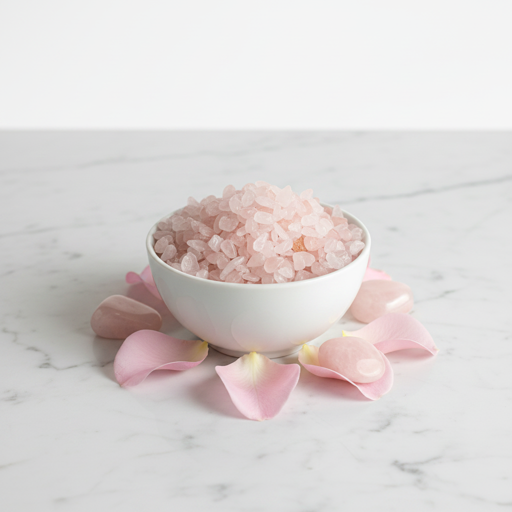 Rose Quartz Chips Bowl