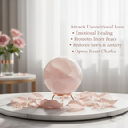 Rose Quartz Crystal Ball - Benefits