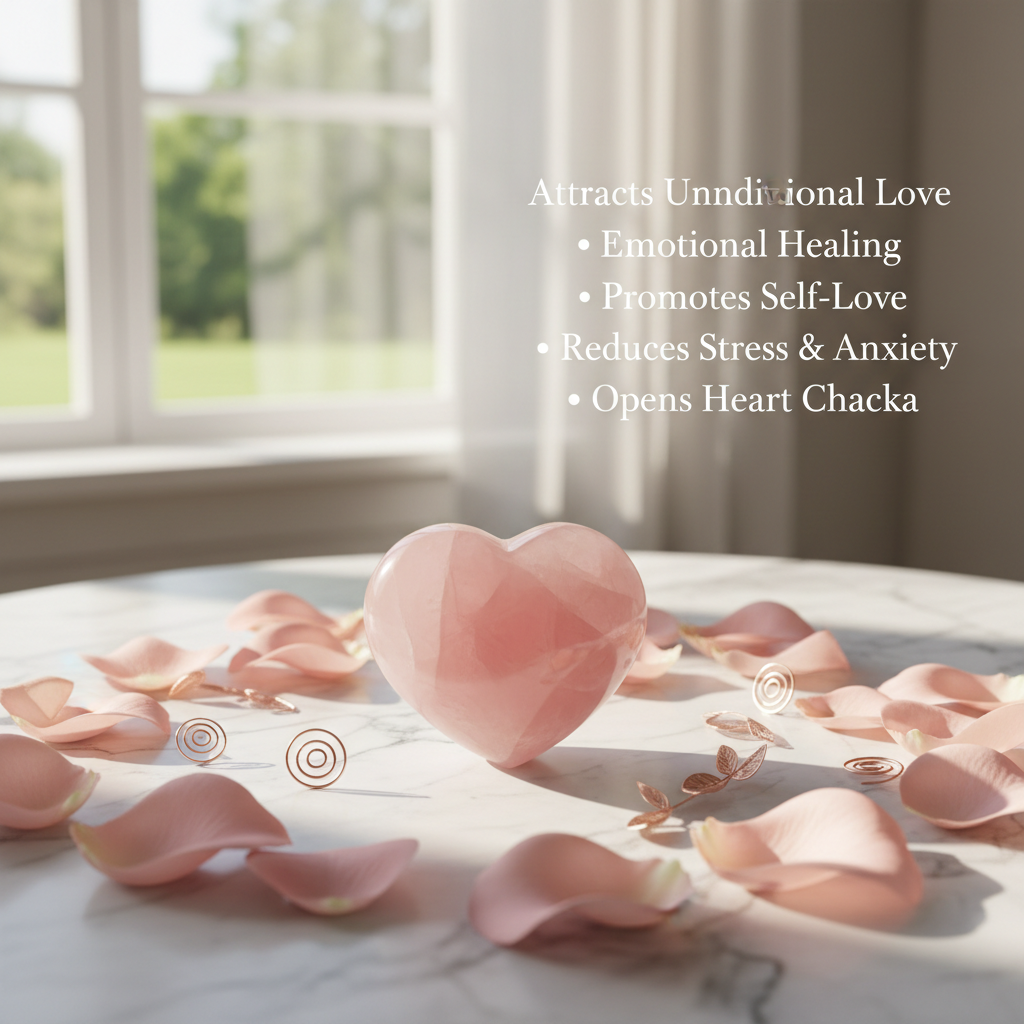 Rose Quartz Heart - Benefits