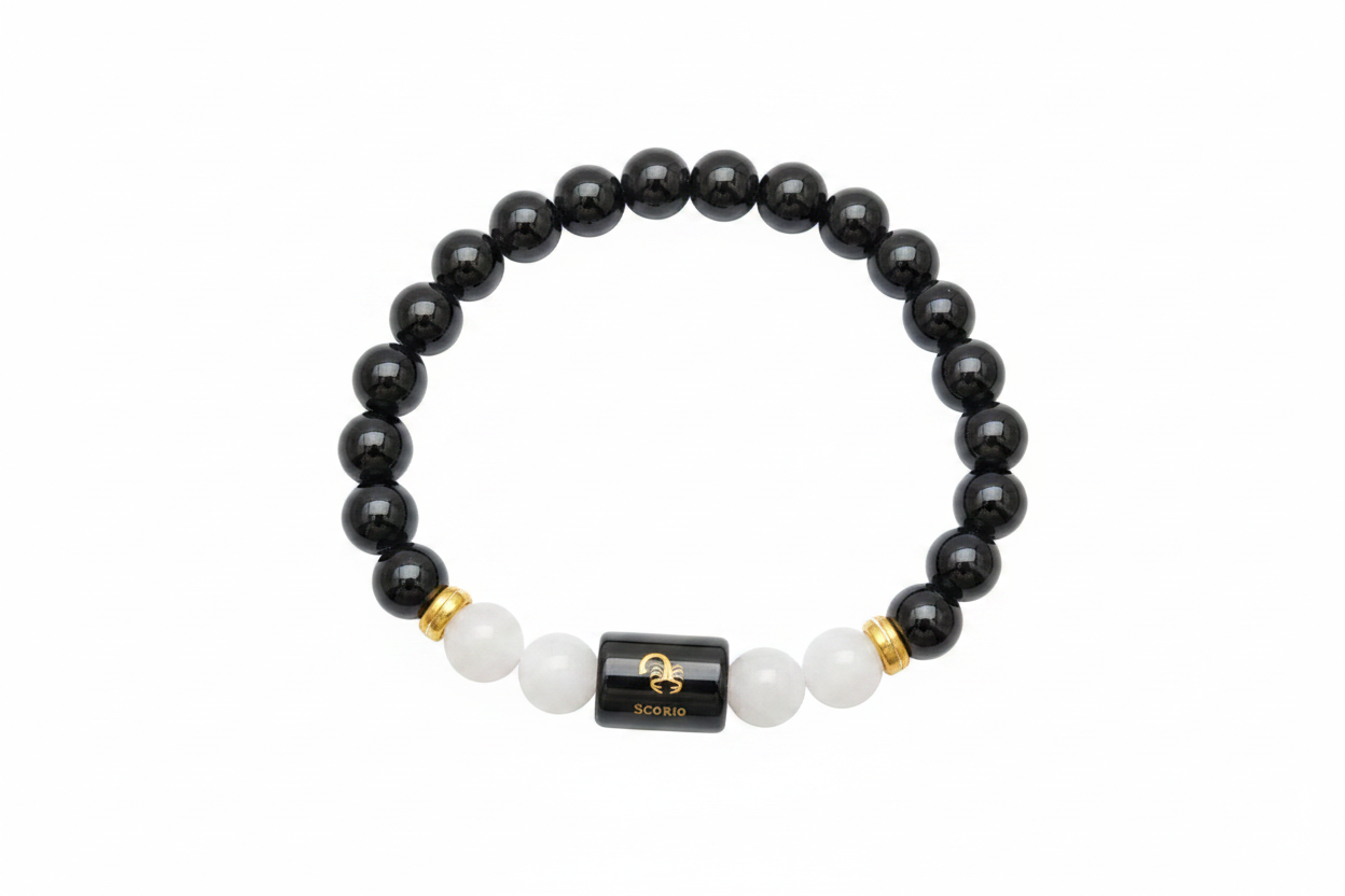 Scorpio Rashi Bracelet - No Background